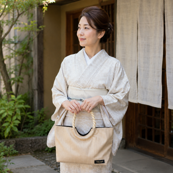 着物や浴衣の和装に華を添える！シルクバッグで「伝統×モダン」なコーディネートを👘